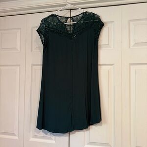 Alya Green Lace Dress